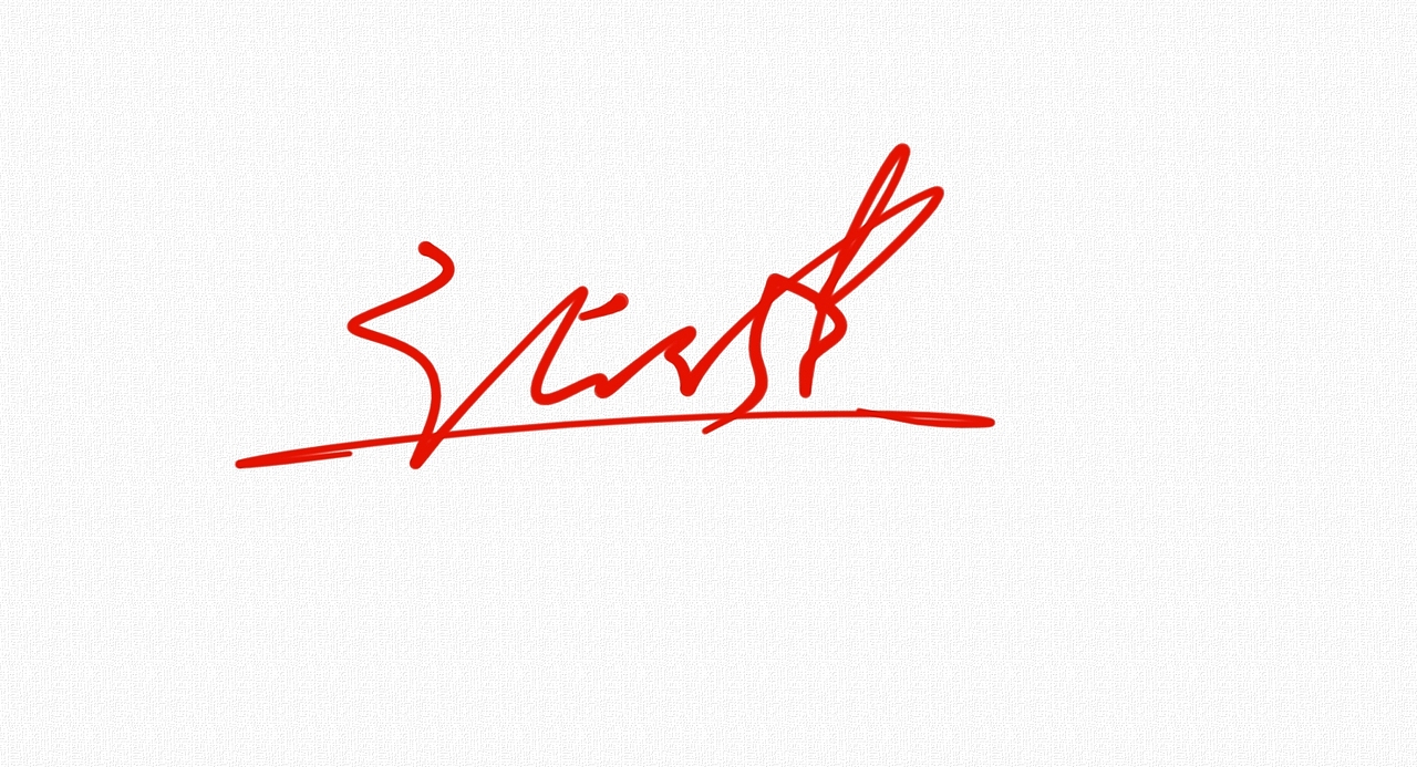 张健的签名一款丨艺术签名丨签名设计丨签名怎么写好看