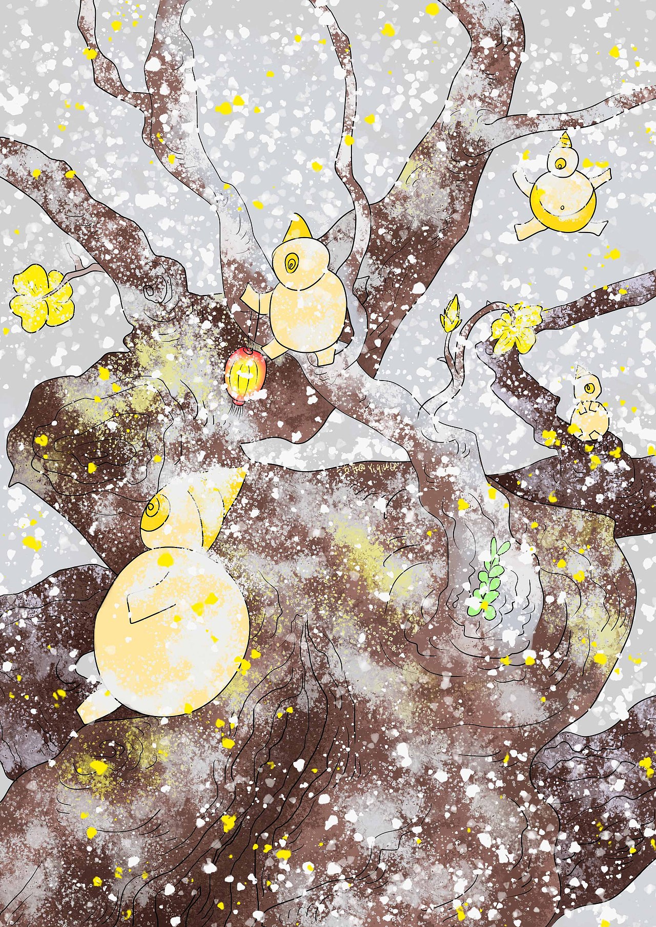 二十四節(jié)氣 花故事（圖ZMTk2MTk3MzA4） - 概念設定 - 站酷設計師一丘樂原創(chuàng)素材 - 站酷ZCOOL