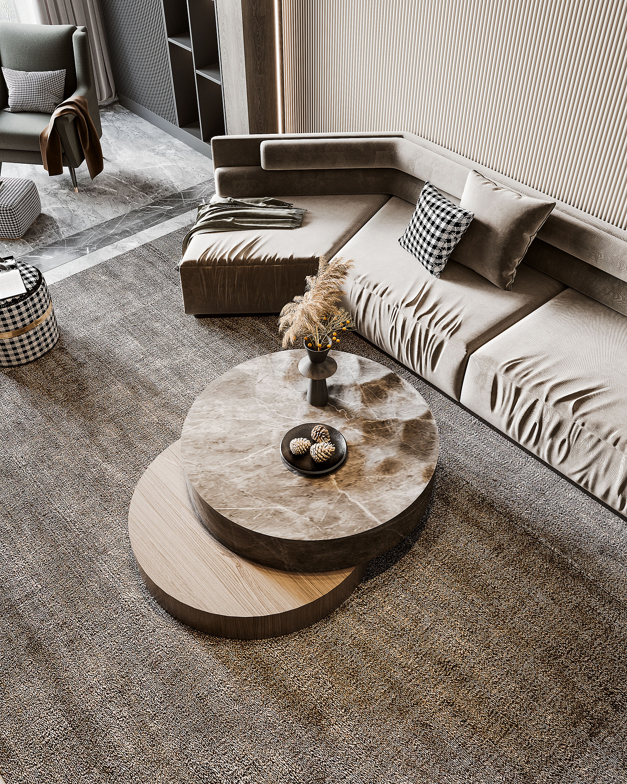 一葉設計 ▎现代轻奢风格（图ZMjA4NDU3MTky） - 家装设计 - 站酷设计师一葉视觉表现原创素材 - 站酷ZCOOL