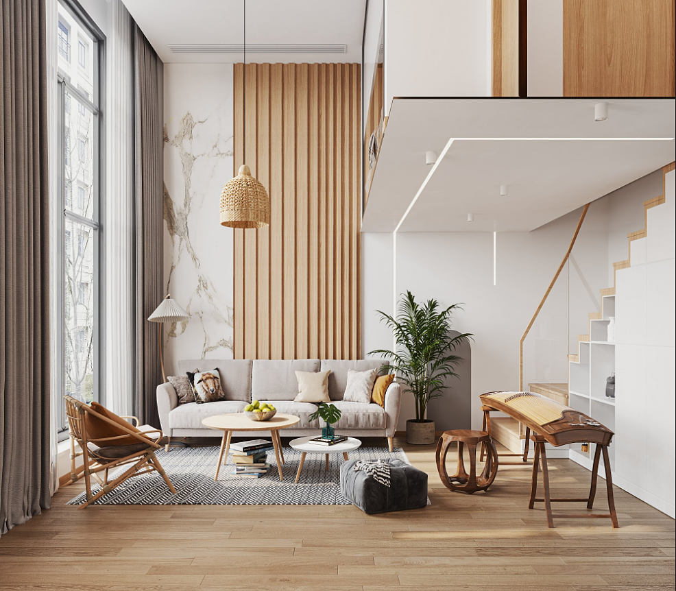 风雅日式风,loft效果