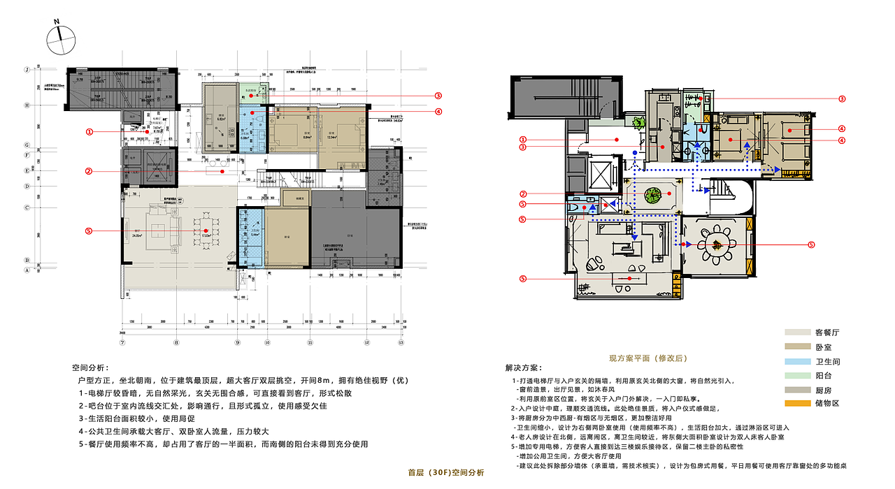 高层住宅B的平面布局与空间手稿（图ZMjcyMDkxMDA0） - 家装设计 - 站酷设计师小张D原创素材 - 站酷ZCOOL