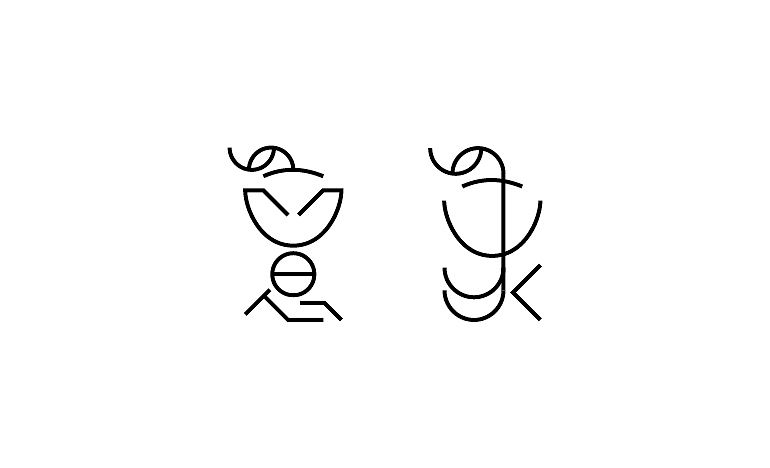 基于古彝文形态特征的汉字字体设计——彝象汉字（图ZMTU2NjU1NTgw） - 字体/字形 - 站酷设计师y茕茕白兔原创素材 - 站酷ZCOOL