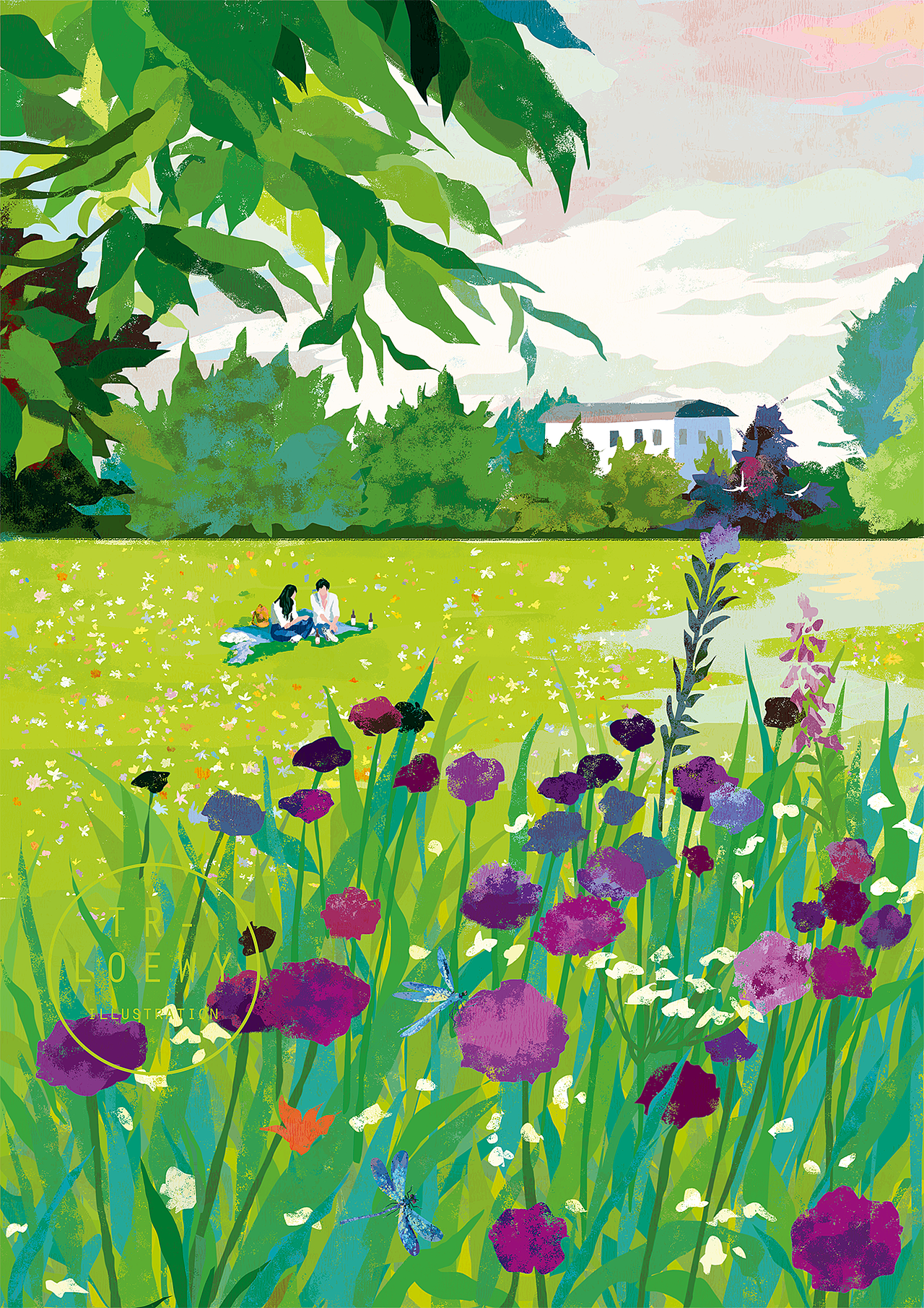 因为爱情（2022-2024）（图ZMzY4MzcyNzUy） - 商业插画 - 站酷设计师插画师陶然原创素材 - 站酷ZCOOL