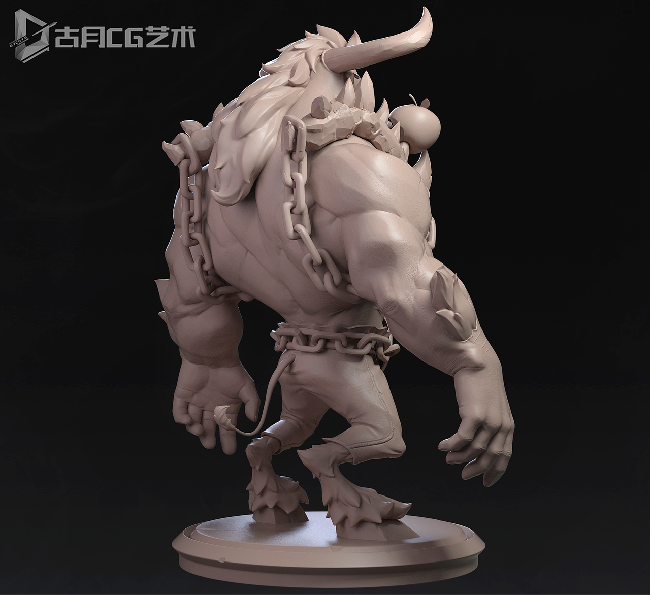 0举报收藏分享原创作品三维场景次世代风格化角色怪物牛头人nftntr