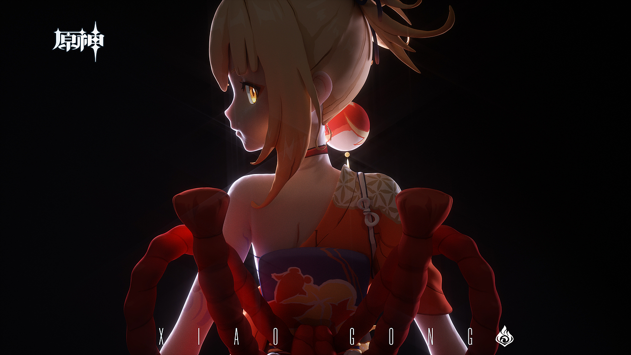 原神 绝美背影侧颜杀——五星角色篇女（看眼 猜角色）（图ZMzM3Njk3NjQw） - 场景 - 站酷设计师芒果刨冰原创素材 - 站酷ZCOOL