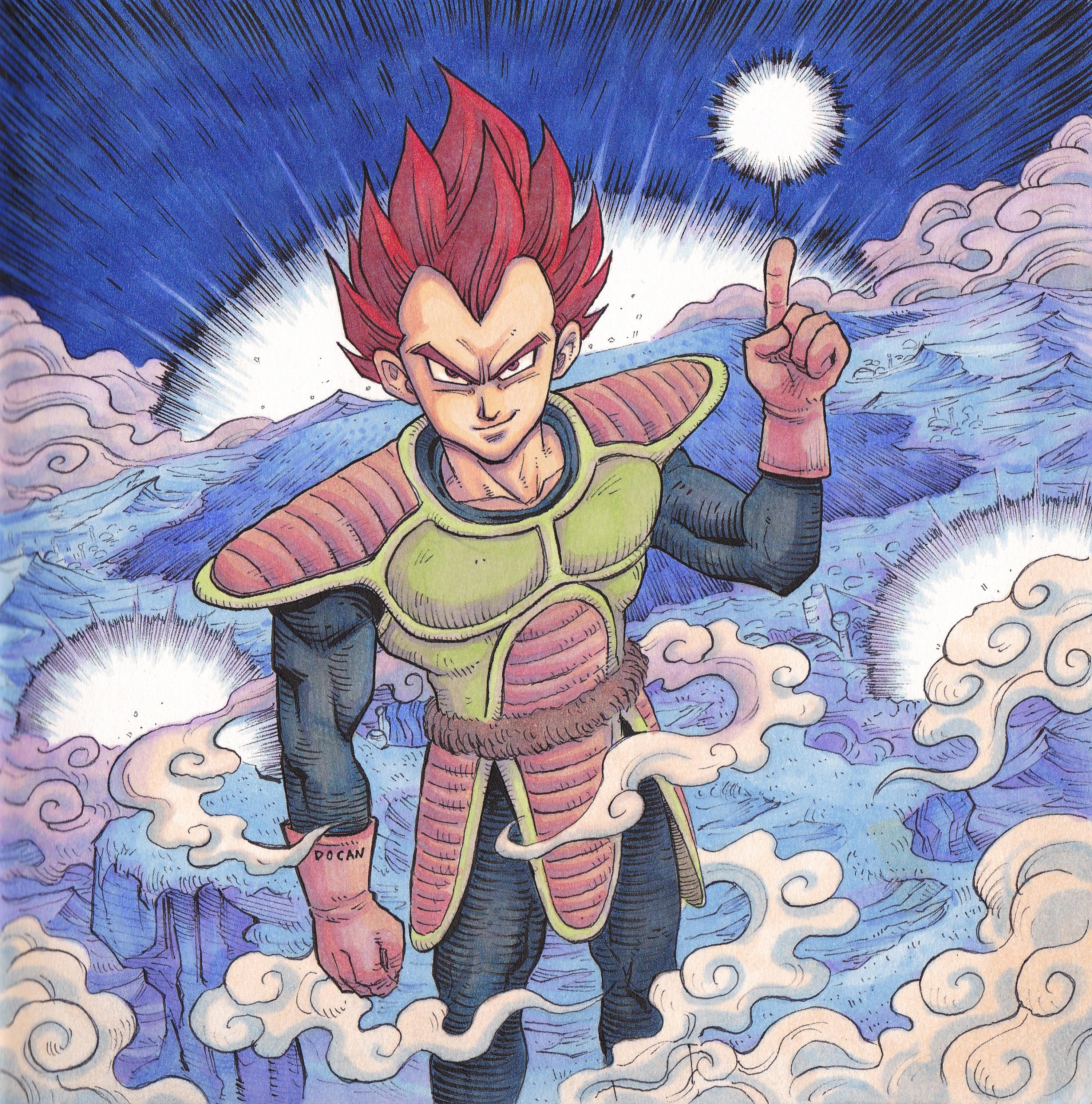 《龙珠》手绘插画