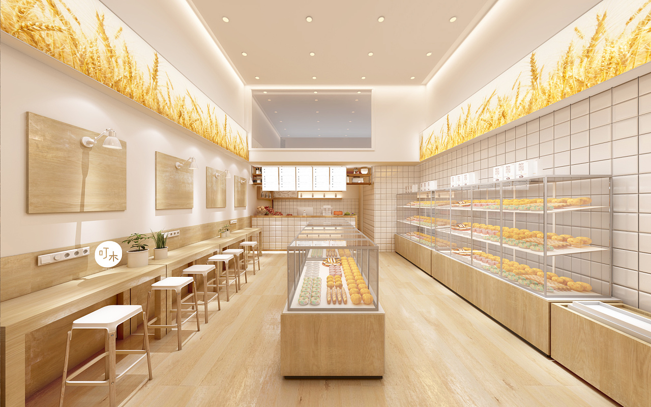 面包店|空间|家装设计|叮木设计 - 原创作品 - 站酷 (zcool)