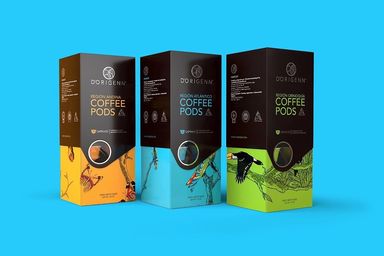 咖啡包装设计理念图片