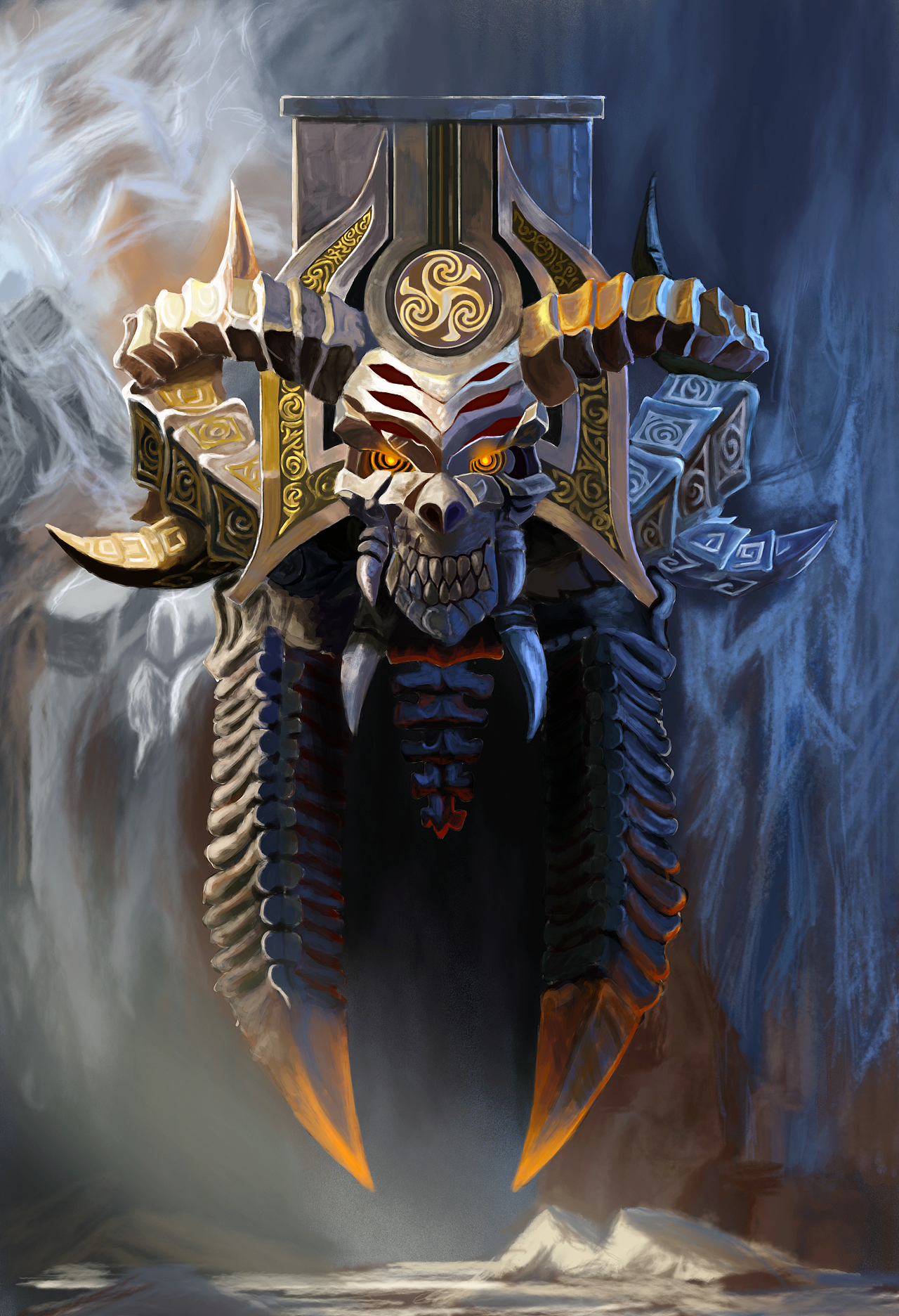 门|插画|游戏原画|楠说_临摹作品-站酷zcool