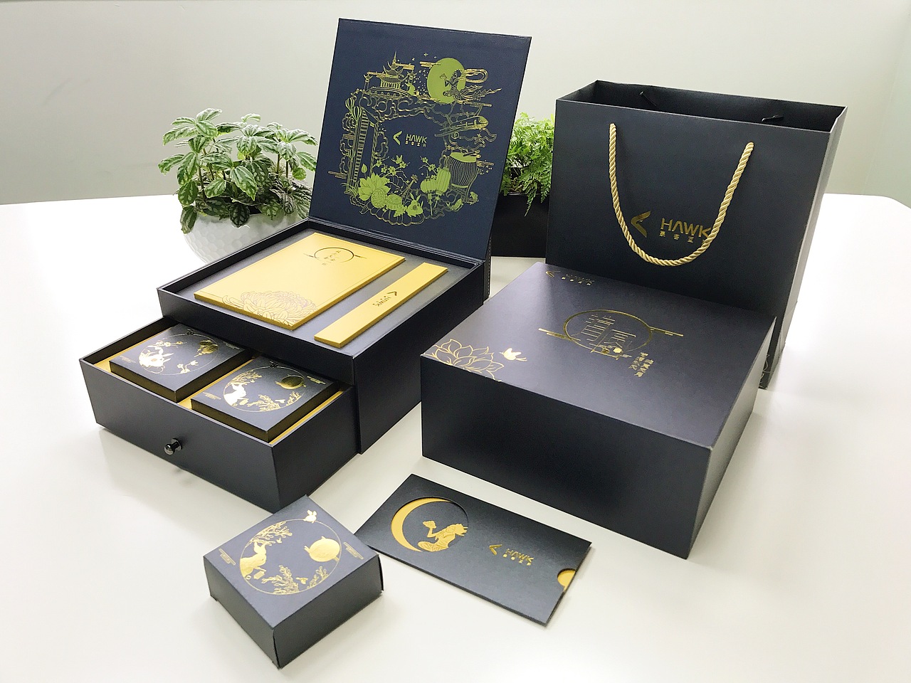 TCL——豪客互联中秋礼盒（图ZOTIzODAwMTI=） - 包装 - 站酷设计师kiahoo原创素材 - 站酷ZCOOL