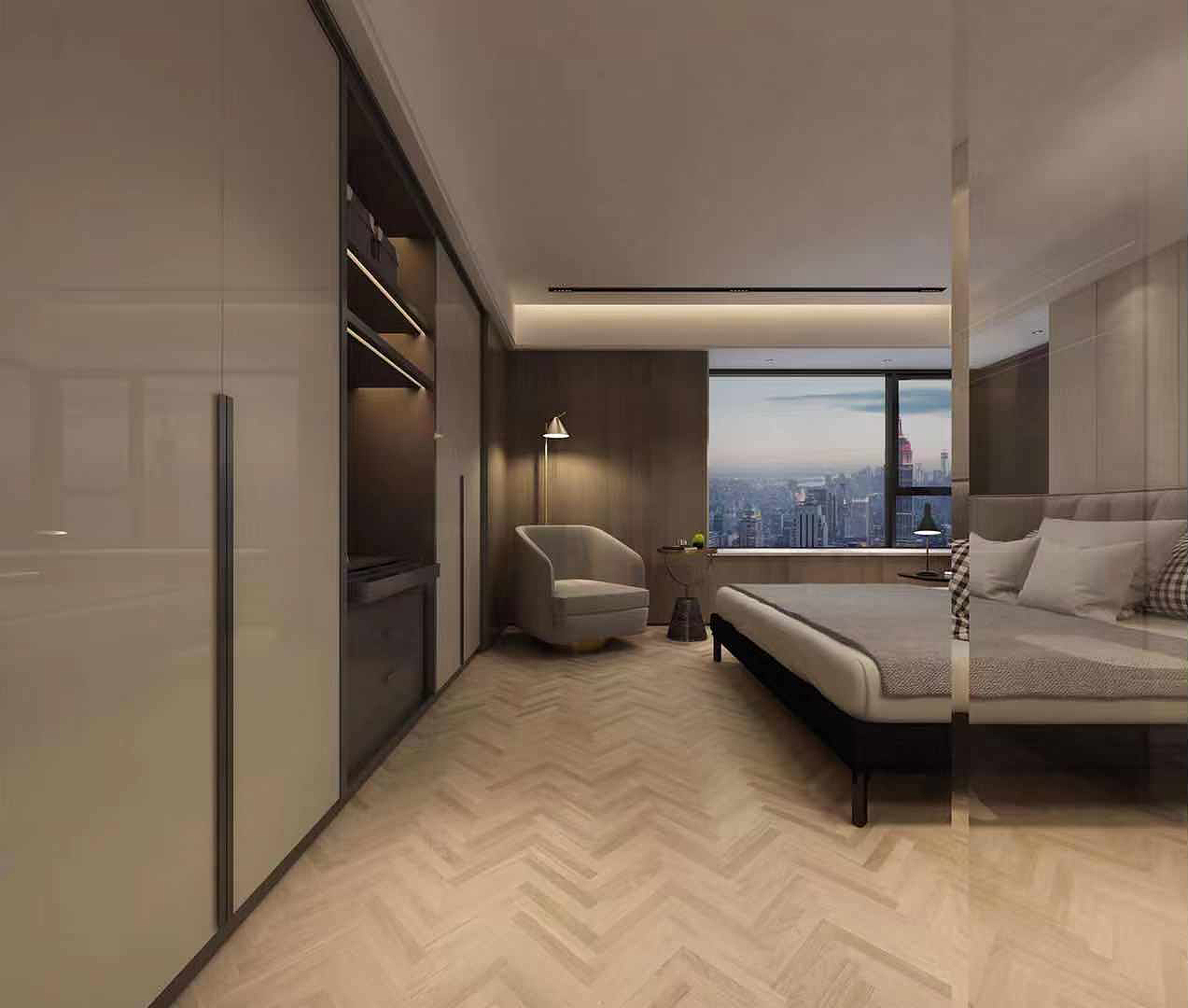 2020 | 现代风格 客厅+餐厅+主卧