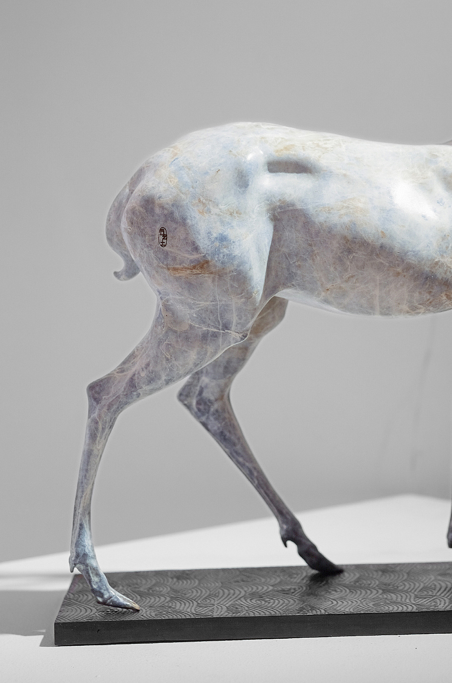 五玄土 ||「夫诸(富足)白鹿」|纯艺术|雕塑|五玄土 - 原创作品 - 站酷