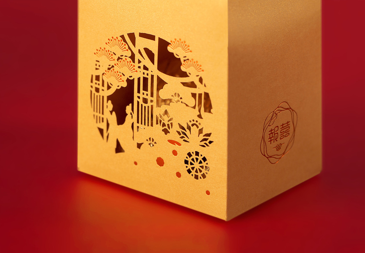 报喜|有礼有节™至美婚礼系列 ——《报喜》喜糖盒(图ZNDk3NDQ0MTY=) - 包装 - 站酷设计师有礼有节原创素材 - 站酷ZCOOL