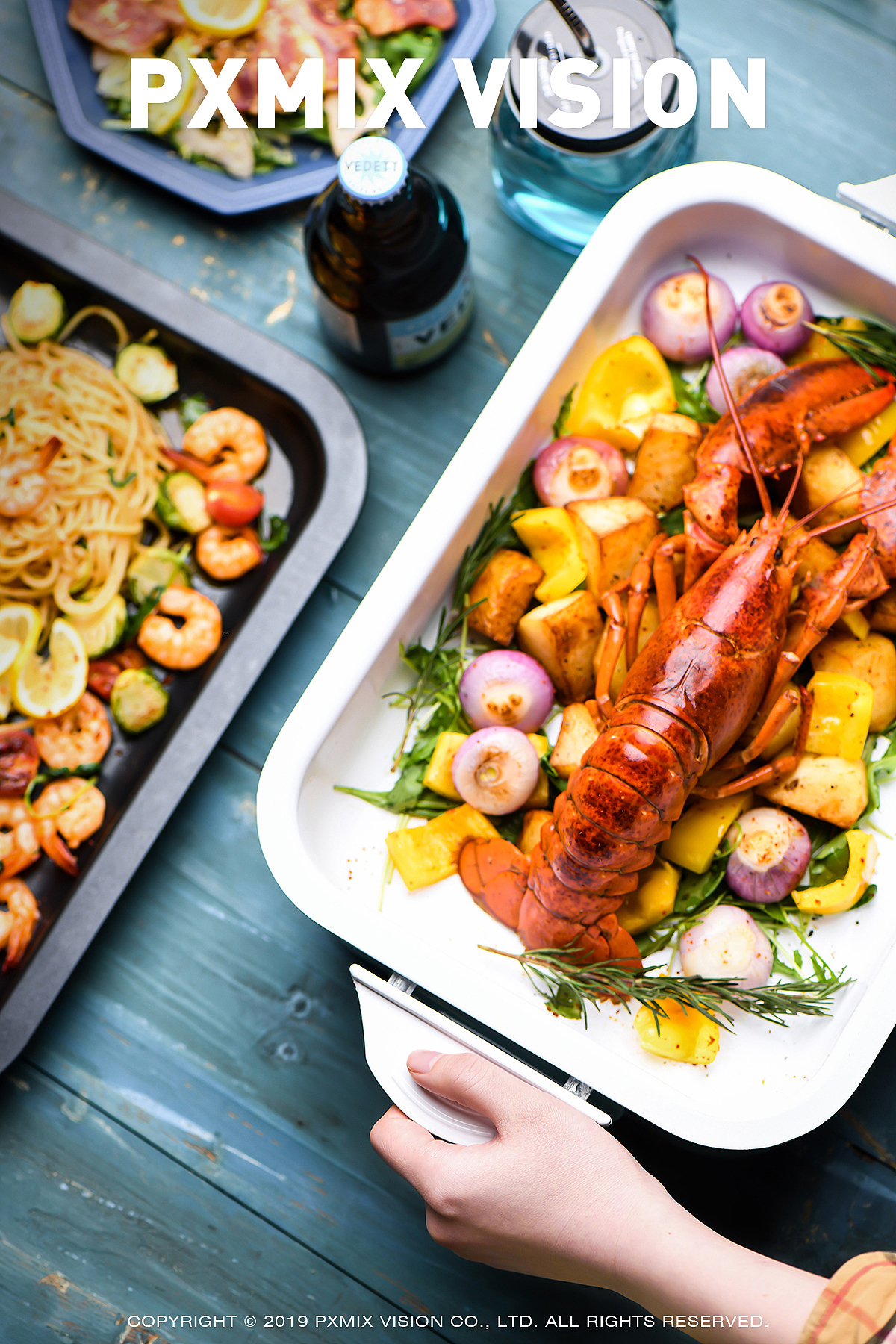 地中海风格电烤盘美食拍摄 | 象线视觉