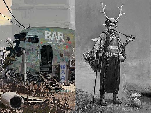 飞机和烟斗（个人主页-ZMzU1MDYxMzY=） - 创作习作 - 站酷设计师李蒙多原创素材 - 站酷ZCOOL