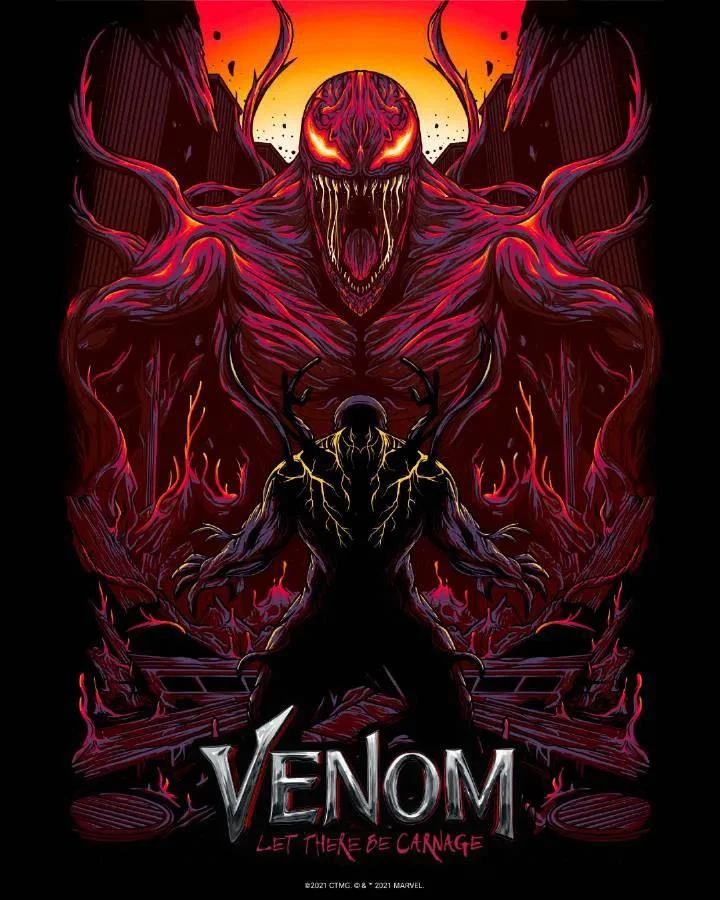 漫威《毒液2》来啦,新艺术海报发布!效果炸裂了!