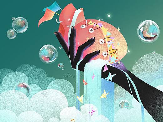 黑手（不会起名）【插画】