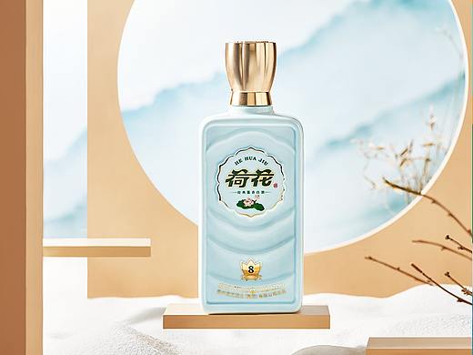玉荷花酒白酒拍摄新中式创意摄影◆初塘视觉