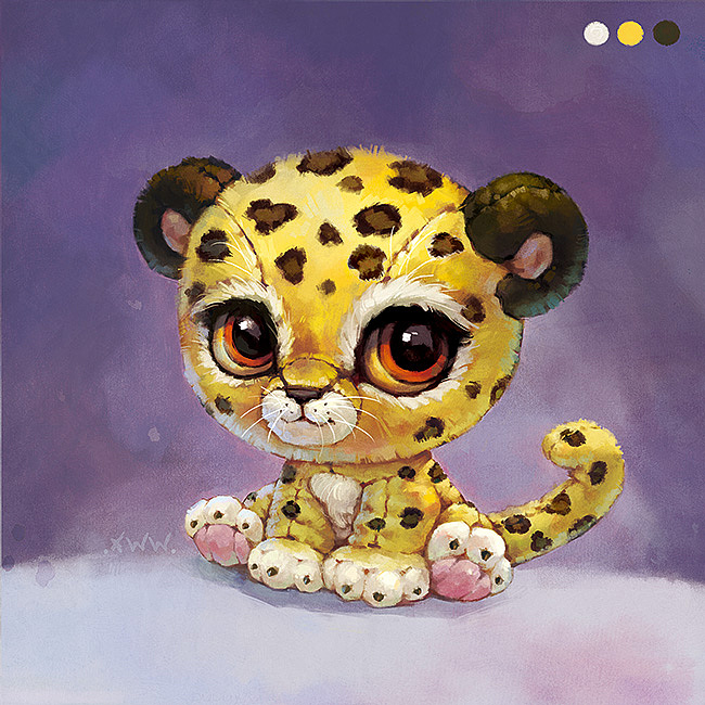 【野生CAT集】大猫 狞猫猞猁 薮猫兔狲 虎狮豹（图ZMTcyMzQ2NDU2） - 商业插画 - 站酷设计师雪娃娃童画原创素材 - 站酷ZCOOL