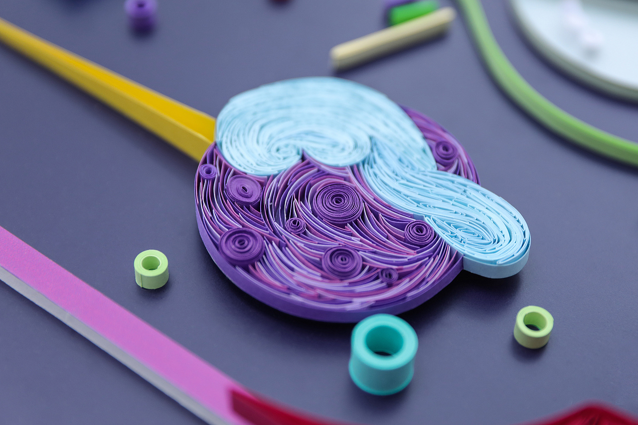 壹念之间插画衍纸系列作品宇宙版