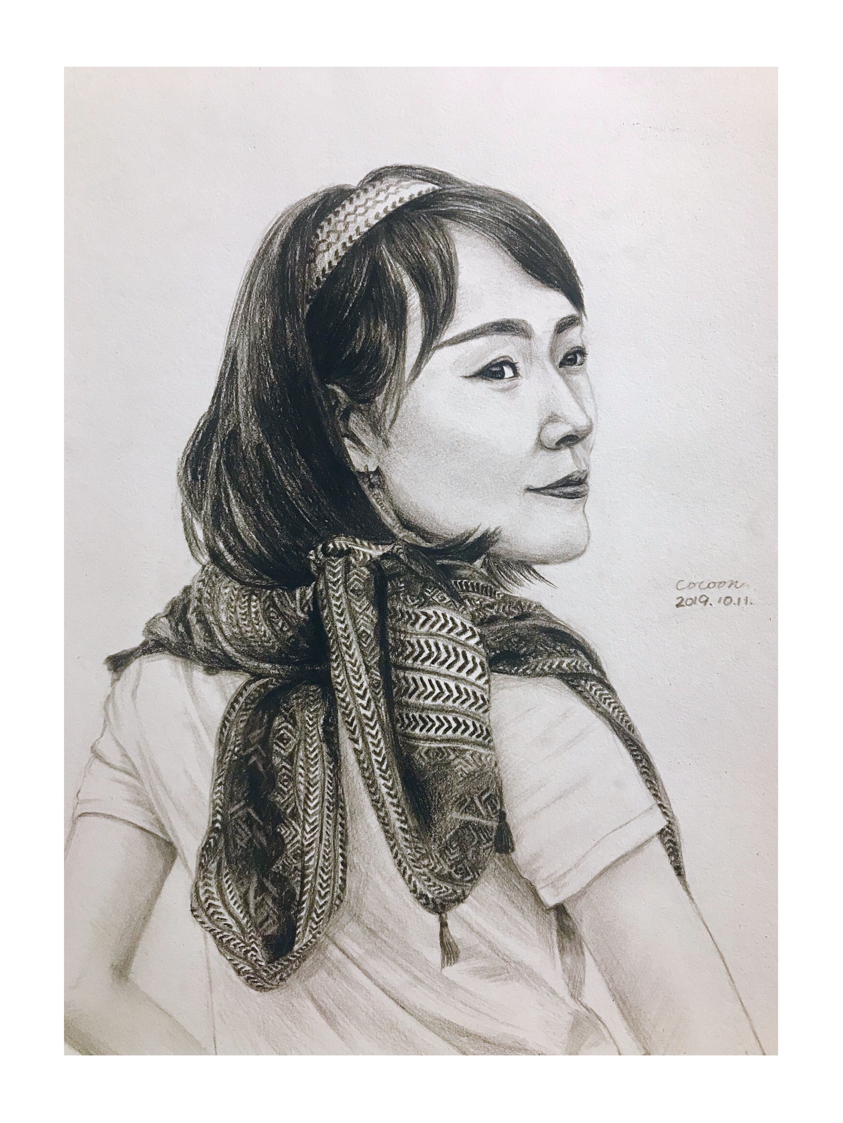 自画像|纯艺术|素描|didikiko - 原创作品 - 站酷 (zcool)