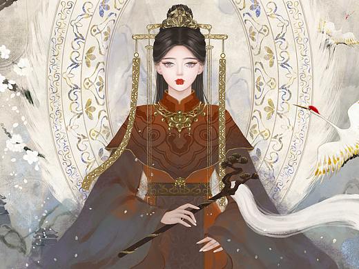 杏花花神拟人：道觐（个人主页-ZNjEyMTc1OTI=） - 创作习作 - 站酷设计师灵彾原创素材 - 站酷ZCOOL