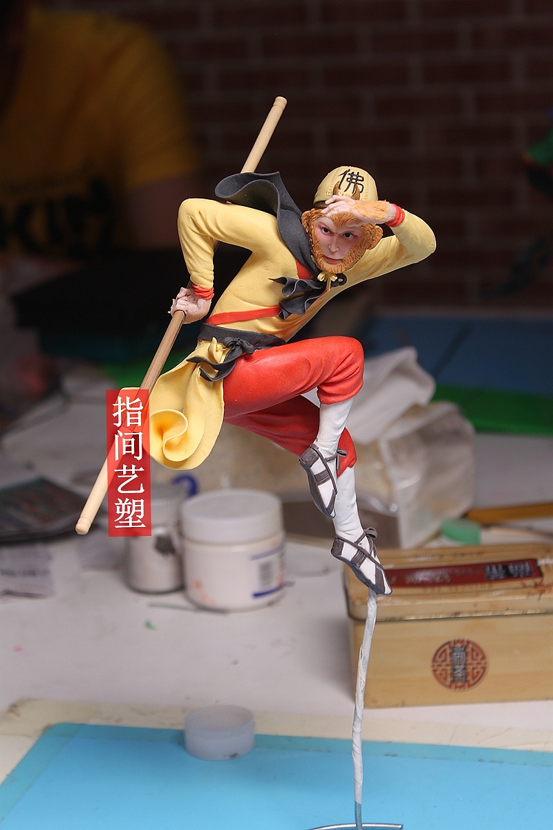 贺加贵(面塑软陶)西游记|手工艺|手办/模玩|贺加贵3d翻糖 - 原创作品