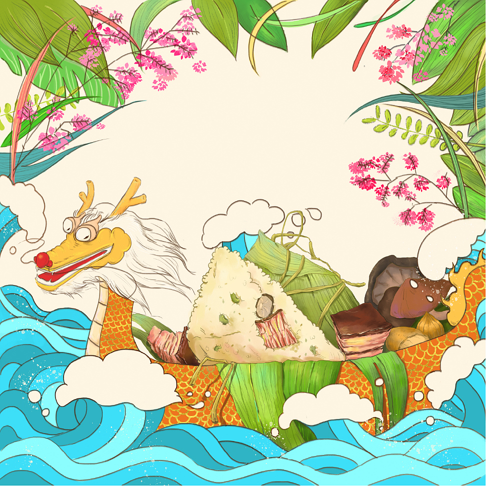 广州酒家粽子包装设计