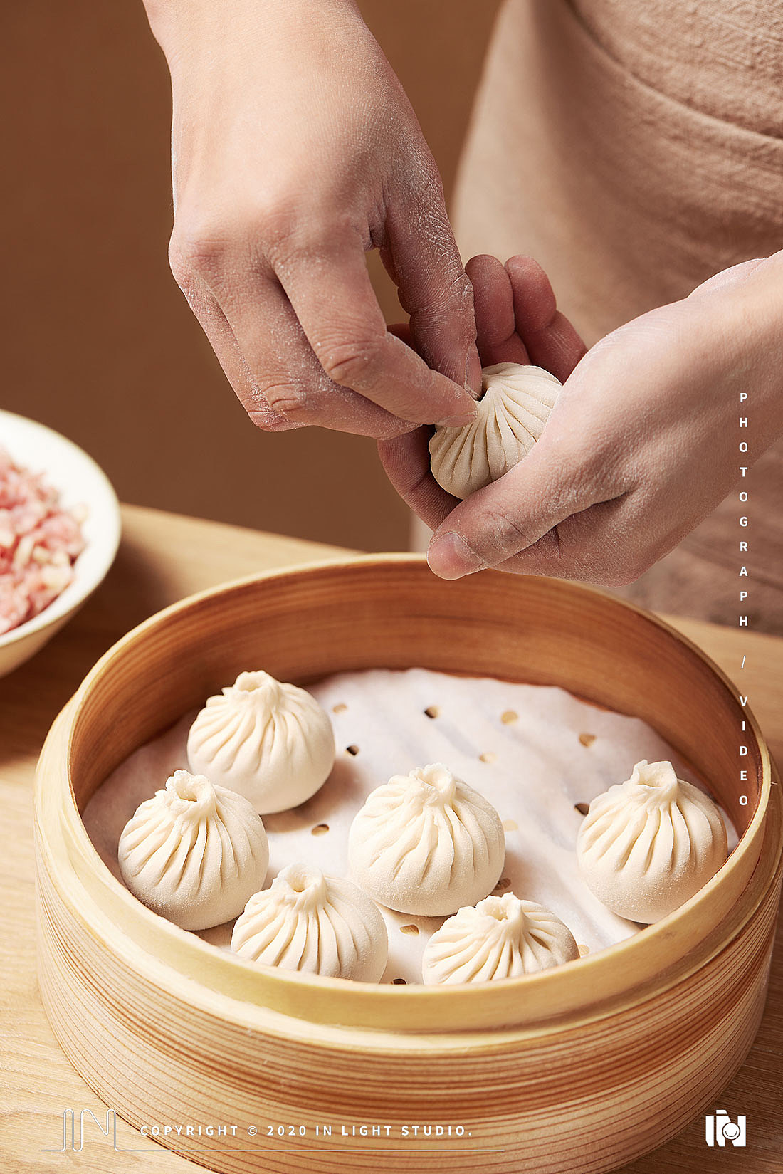 春风酒家 inlight l 小笼包拍摄