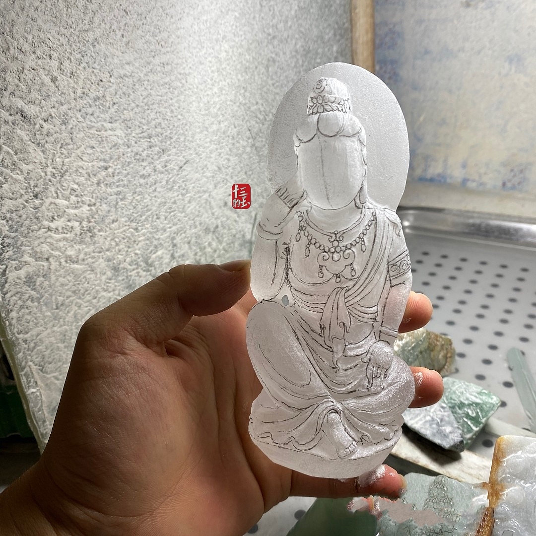 水晶·思维·菩萨造像