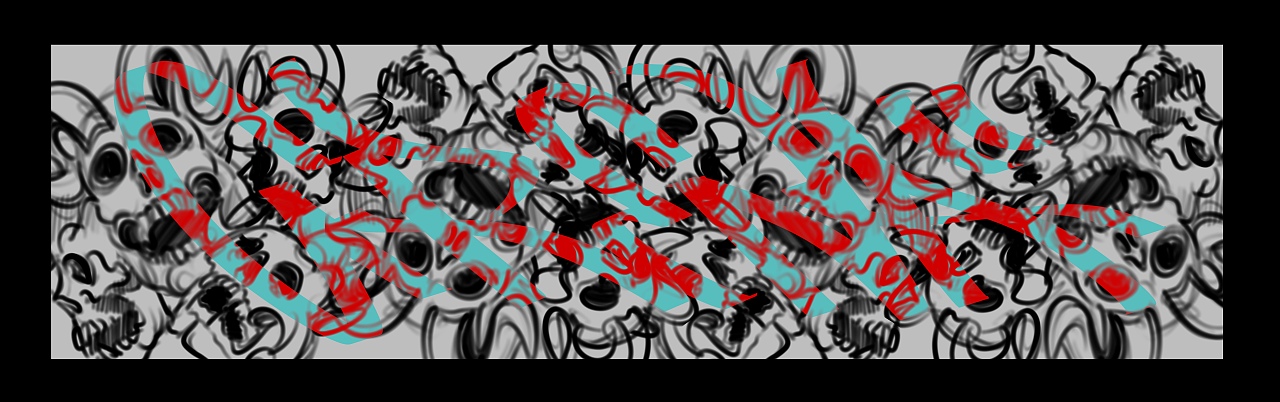 #骷髏壁紙@GRENA（圖ZMjI3MDQ4OTUy） - 商業(yè)插畫 - 站酷設(shè)計師插畫師GRENA原創(chuàng)素材 - 站酷ZCOOL