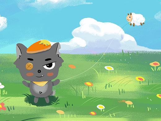 【国漫万改】布偶灰太狼（个人主页-ZNTUyNjUzODQ=） - IP形象 - 站酷设计师鲁小成lu原创素材 - 站酷ZCOOL