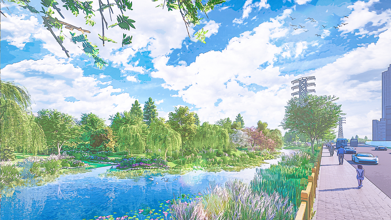 新区道路沿线改造方案