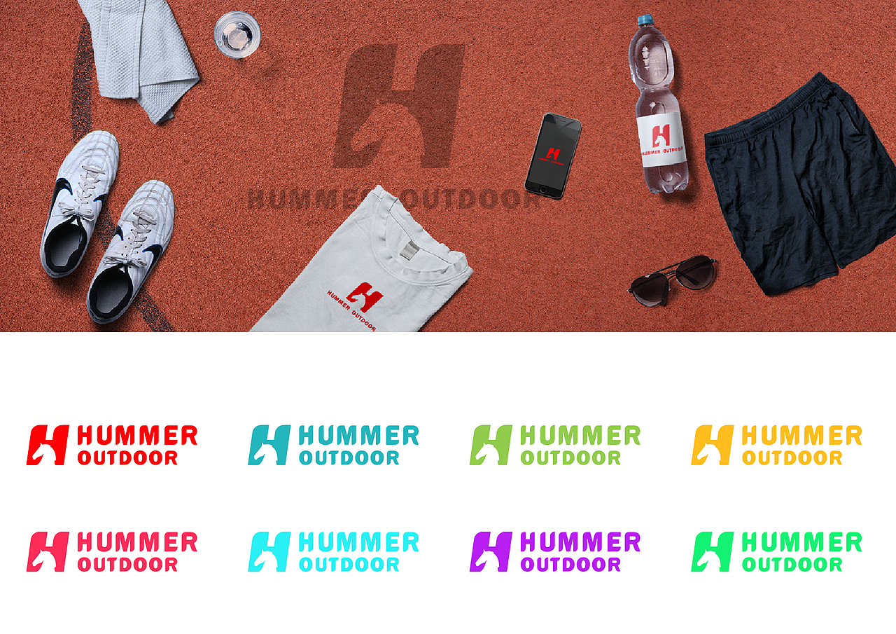 HUMMER OUTDOOR品牌VI（初期）（图ZMTM5MTc3MTQw） - 品牌 - 站酷设计师文道洛月月原创素材 - 站酷ZCOOL
