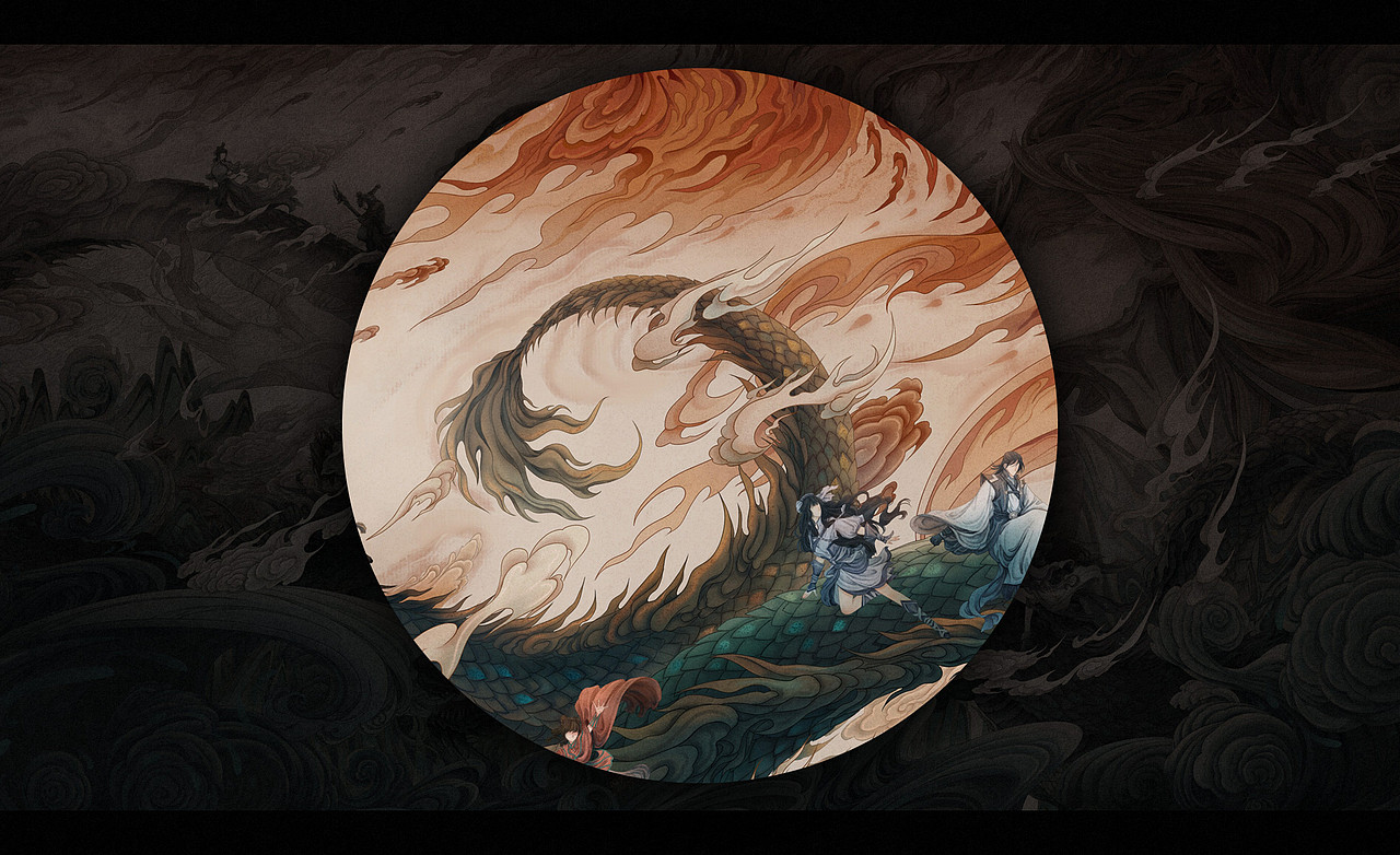 宿命之围——天地劫手游插画（图ZMjExNDY4NzAw） - 商业插画 - 站酷设计师迟讷原创素材 - 站酷ZCOOL