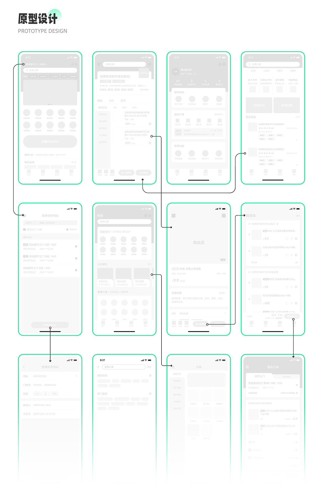 怡康到家APP改版（图ZMjY1ODY2MTgw） - APP界面 - 站酷设计师YoAyi原创素材 - 站酷ZCOOL
