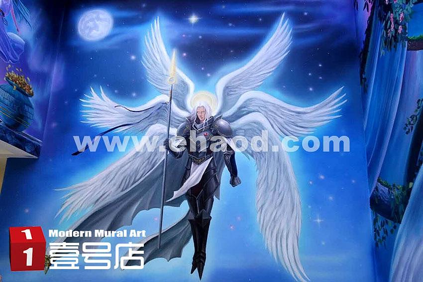 梦幻花园主题天台（图ZMjM0Mjk1OTUy） - 新锐潮流插画 - 站酷设计师上海手绘墙一号店原创素材 - 站酷ZCOOL