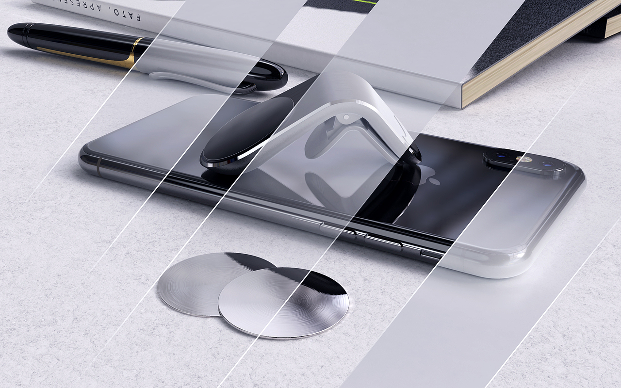 L Shape车载磁吸手机支架