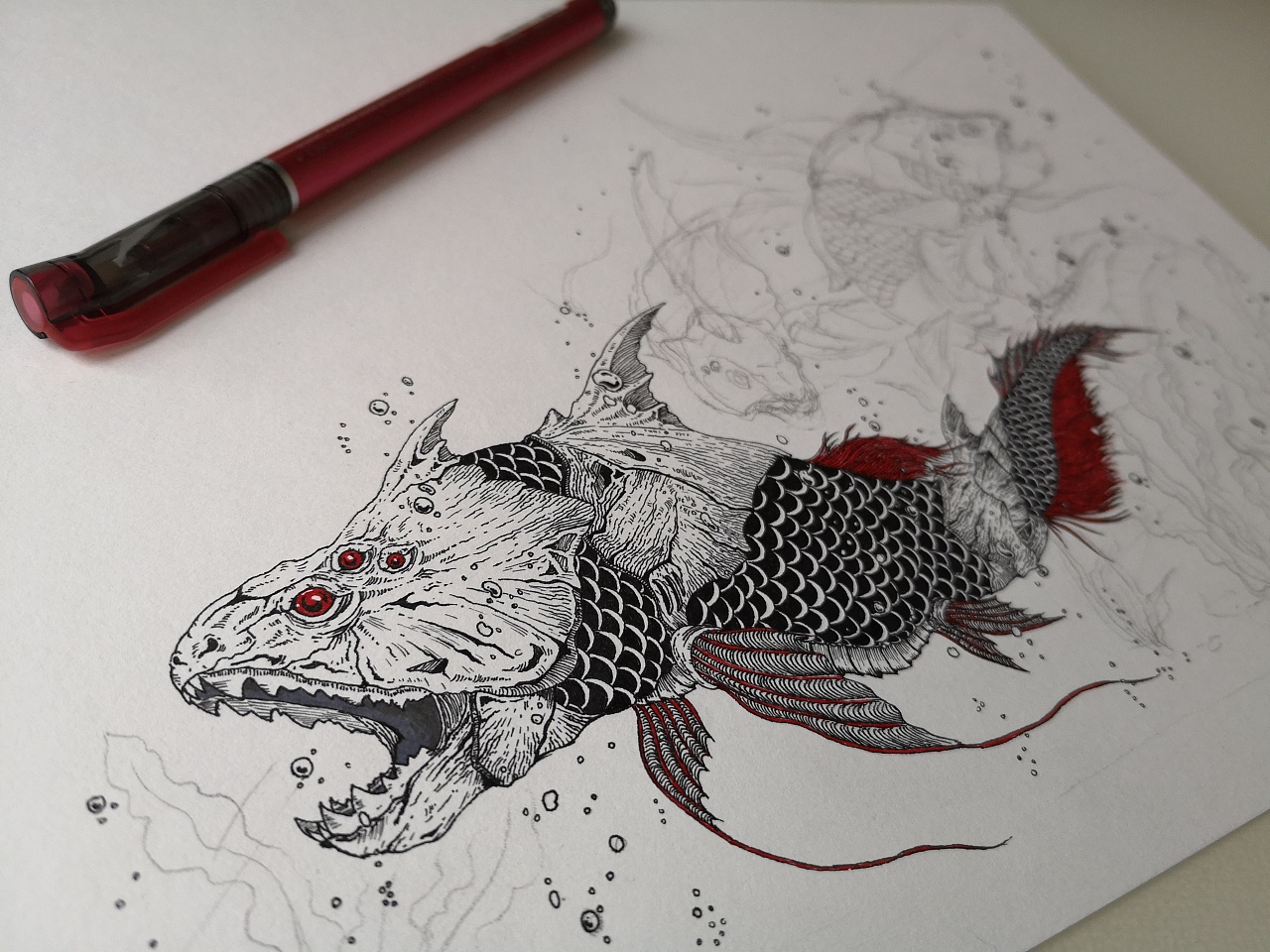 26毣柞山海之南山经-即翼山-多怪鱼