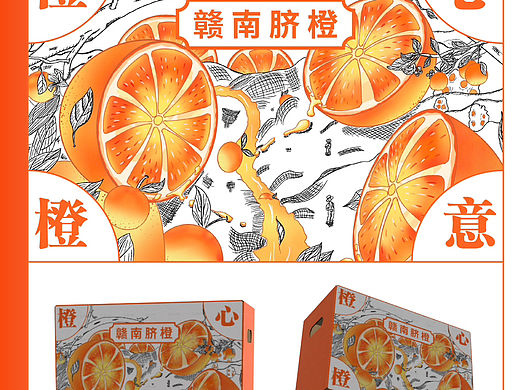 赣南脐橙—素卡品牌设计