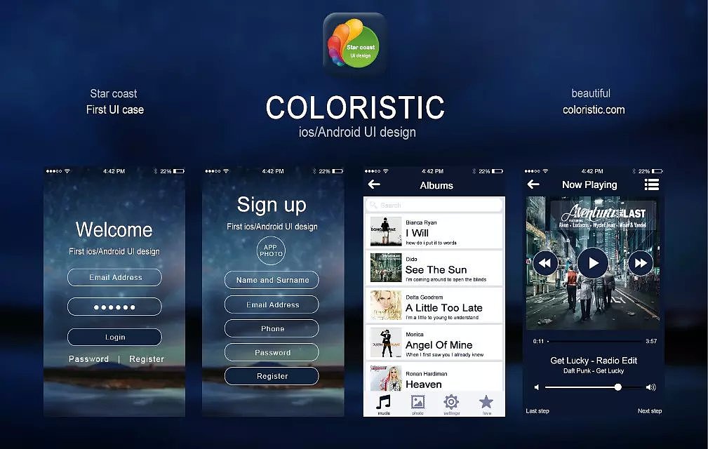 手机交互式ui界面