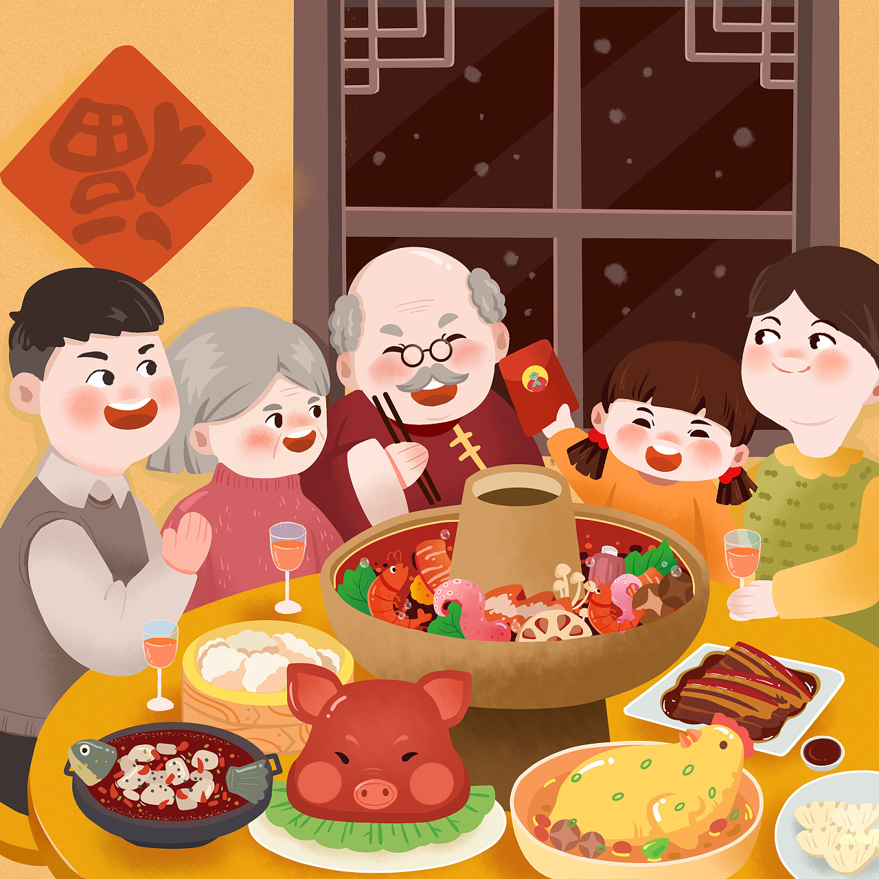 画一股美食清流—[台湾饭团]美食插画|插画|商业插画|陳小如绘 - 原创作品 - 站酷 (ZCOOL)