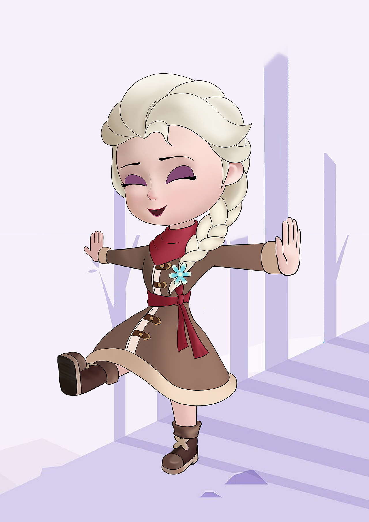 池冰雪奇缘q版作品信息创作时间2019/11/25添加表情喜欢ta的作品吗?