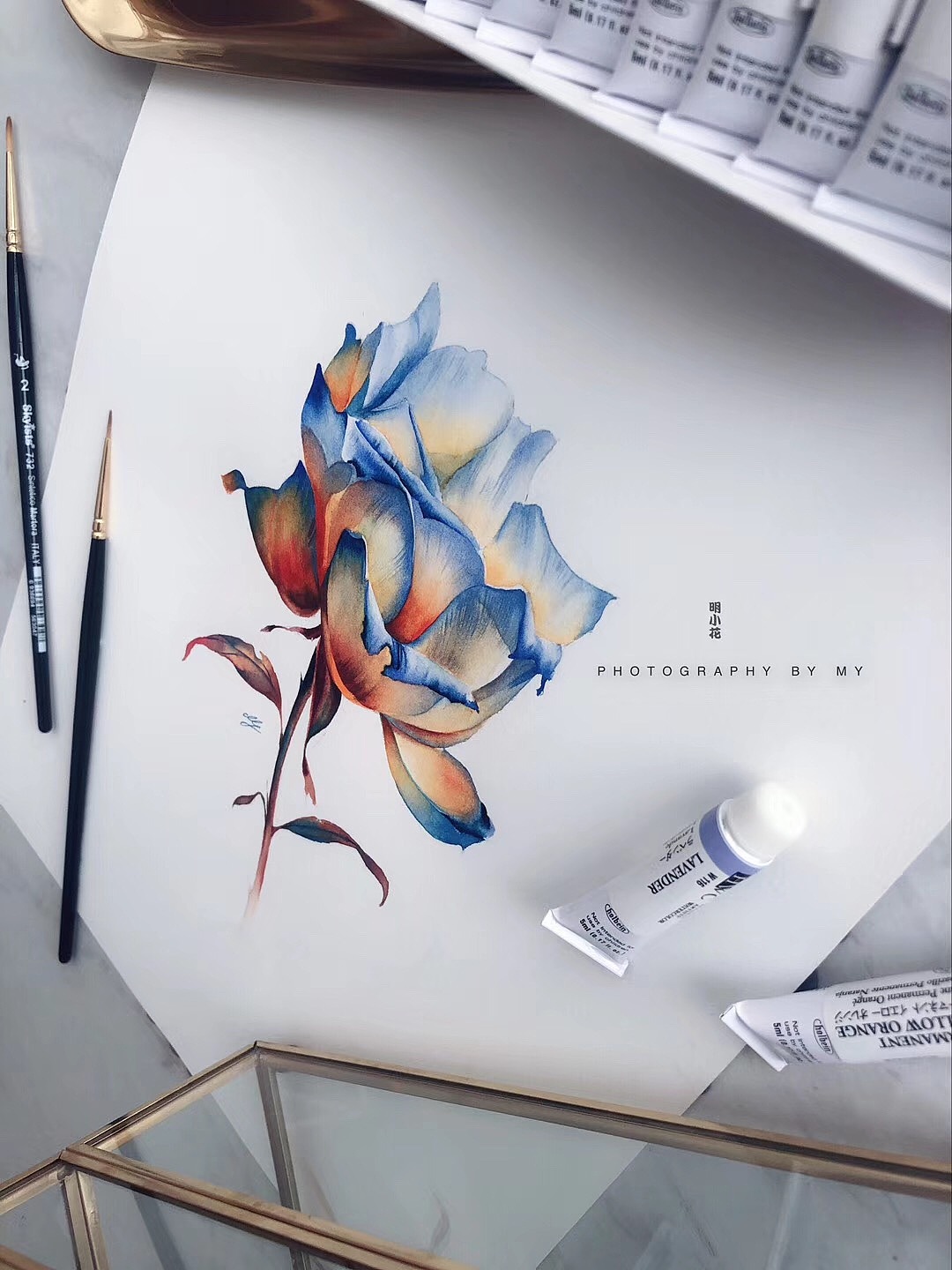 明小花水彩～冷集之爱～（图ZMTc4Mjg5ODA4） - 绘画 - 站酷设计师明小花原创素材 - 站酷ZCOOL