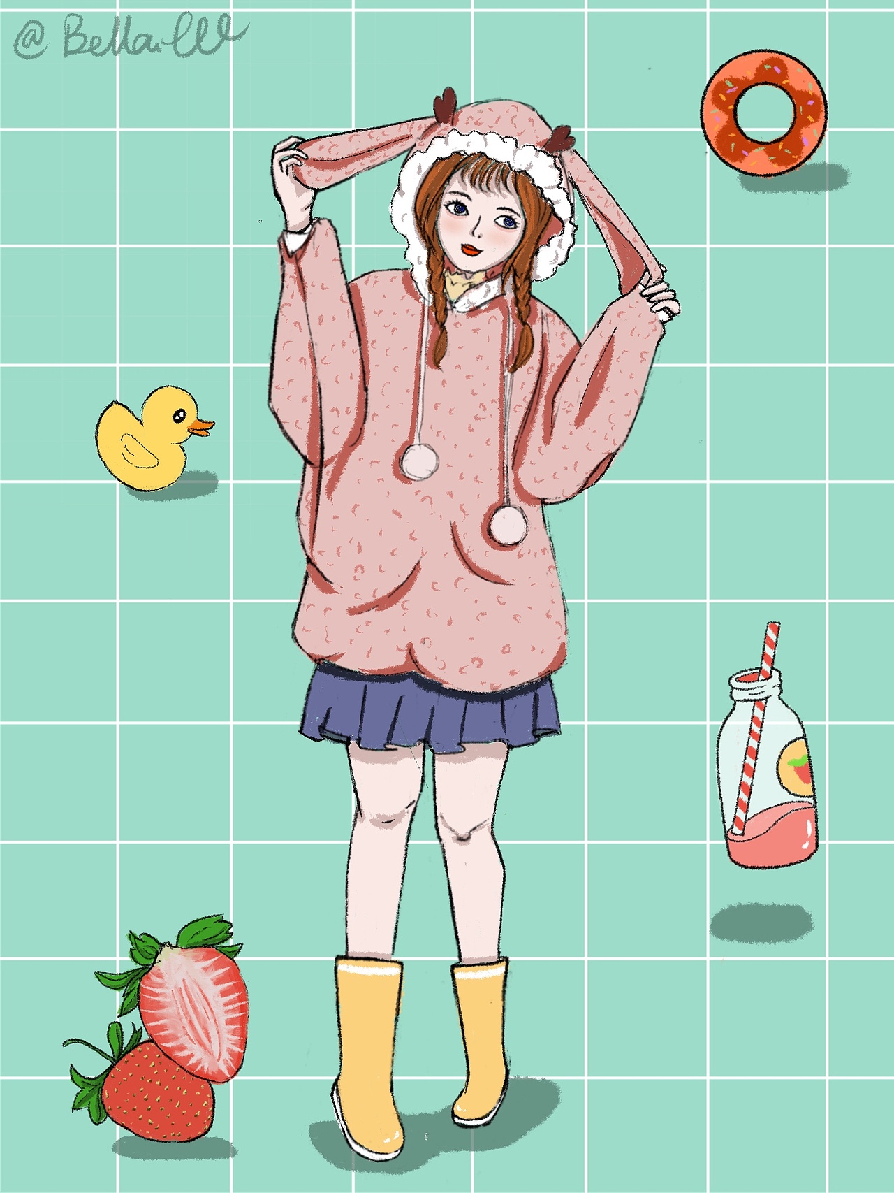 甜美系卡通少女穿搭系列