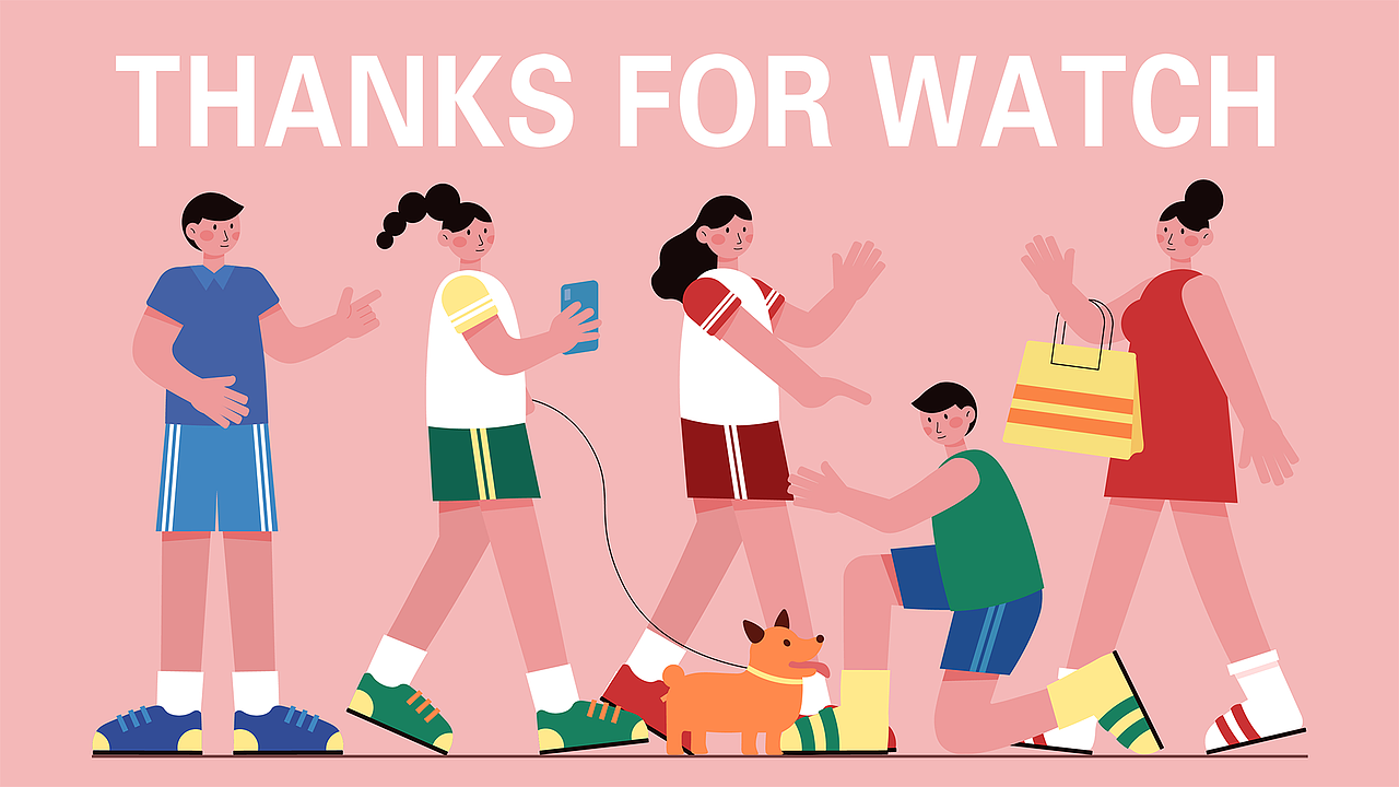 人物情绪版扁平插画