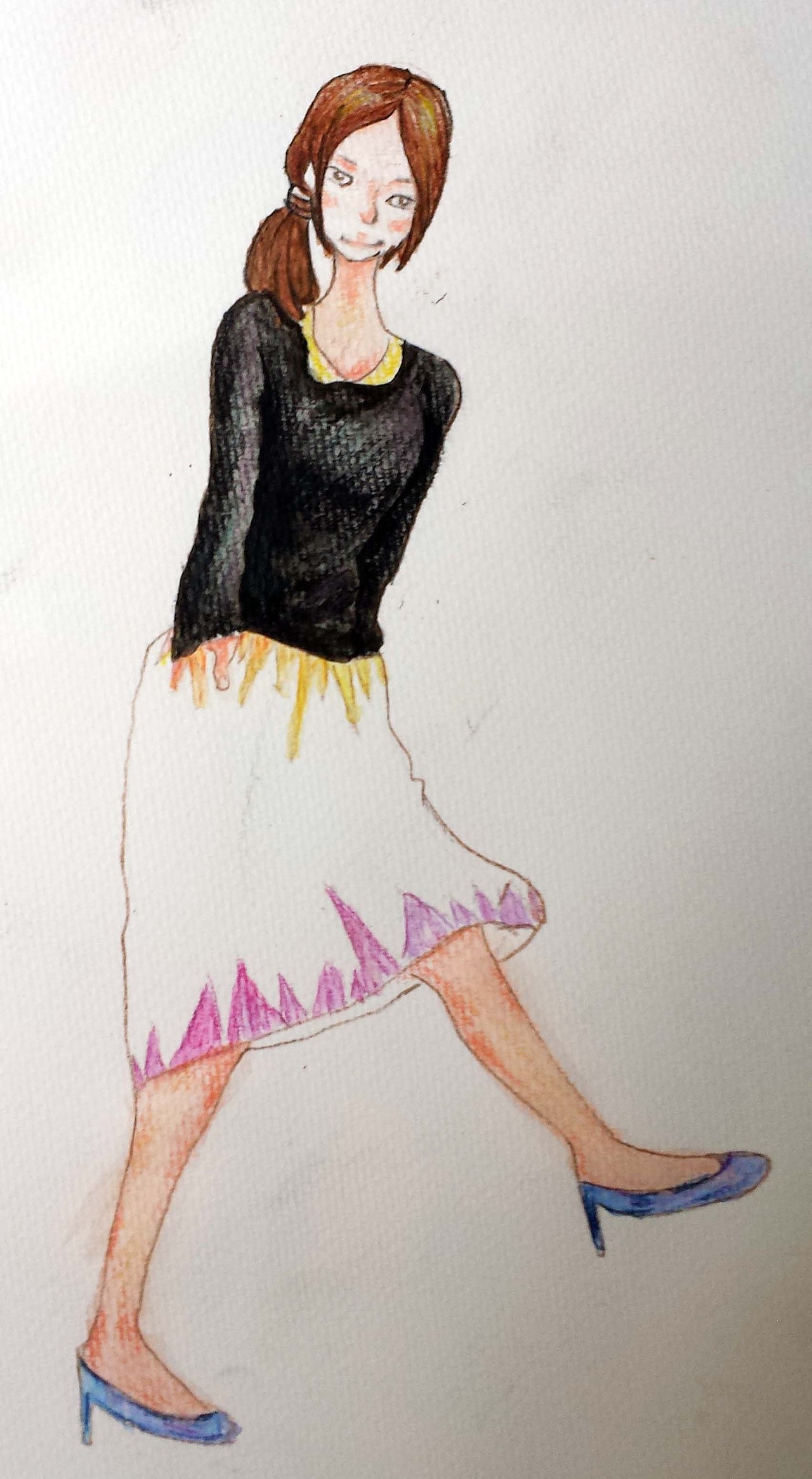 《缘分的花朵》人物形象（图ZNDkzMDQwMDQ=） - 创作习作 - 站酷设计师yonige原创素材 - 站酷ZCOOL