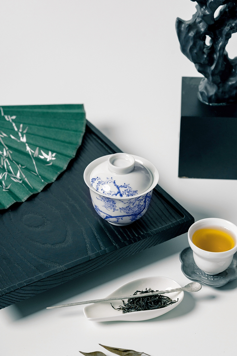 青花盖碗X三不五时（图ZMzQzNzczNjY4） - 产品摄影 - 站酷设计师看山小原创素材 - 站酷ZCOOL