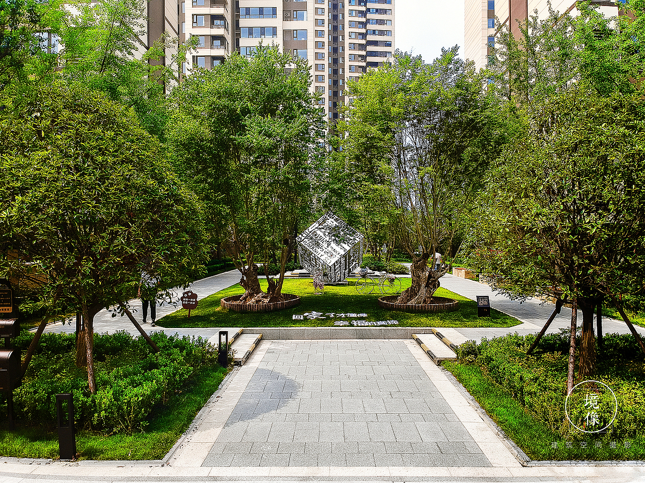 【园林摄影】郑州万科紫台房地产建筑园林实景拍摄（图ZMTM5NjYwMTM2） - 环境/建筑摄影 - 站酷设计师境像建筑空间摄影原创素材 - 站酷ZCOOL