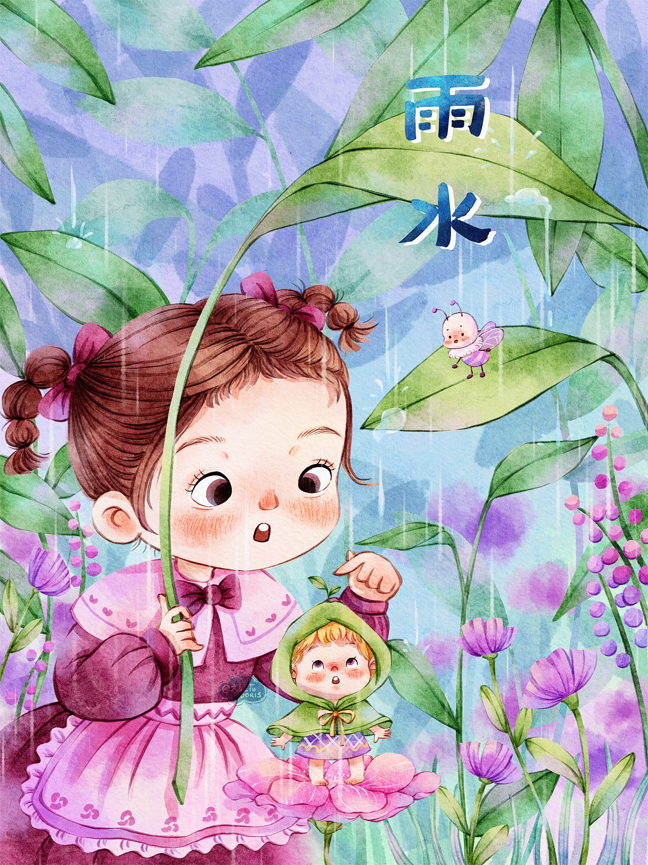 二十四节气场景插画1/4合集（图ZMjk3ODQ0OTEy） - 儿童插画 - 站酷设计师大红花DORIS原创素材 - 站酷ZCOOL